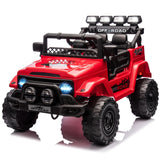 Garvee Kinderfahrzeug 12V mit LED-Lichtern für Outdoor-Spaß – Elektrisches Spielauto für Jungen und Mädchen ab 3 Jahren mit Fernbedienung und Sicherheitsgurt