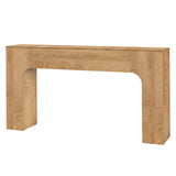 Garvee Konsolentisch Schmaler Beistelltisch Retro-Eingangstisch 160 x 30 x 64 cm Holz Braun