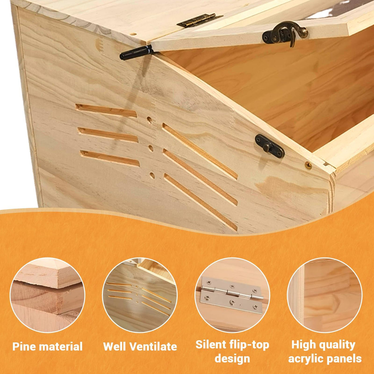 Holz Kleintierkäfig Innenraum