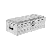 Garvee LKW-Werkzeugkiste 51 cm, Alubox mit Schloss, wasserdichte Transportbox für Pickup und Anhänger - Silber