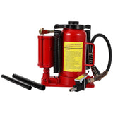 Garvee Hydraulischer Flaschenwagenheber 20 T Pneumatisch & Manuell Für Auto & LKW Reparatur Höhenverstellbar Schwarz