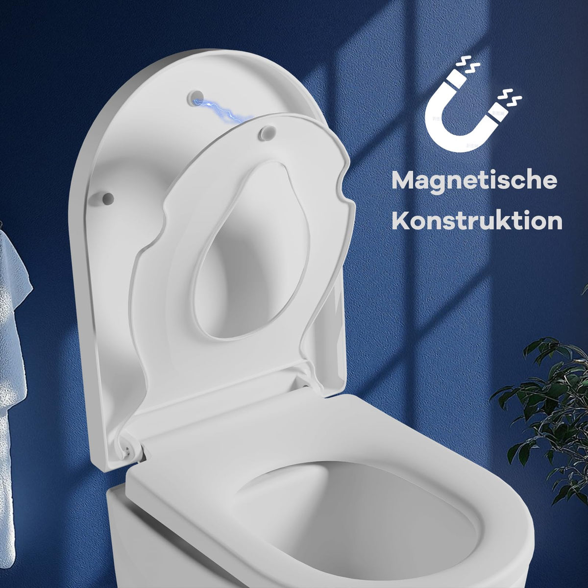 D Form WC Sitz aus UF Duroplast
