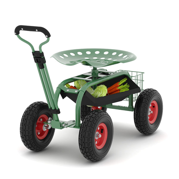 Vielseitiger Gartenwagen für verschiedene Aufgaben