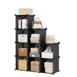 Garvee Sideboard, für Wohnzimmer und Esszimmer, Schwarz - Schwarz