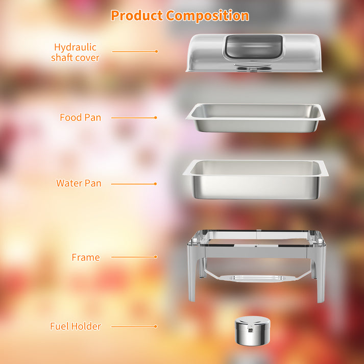Detachable Chafing Dish Components