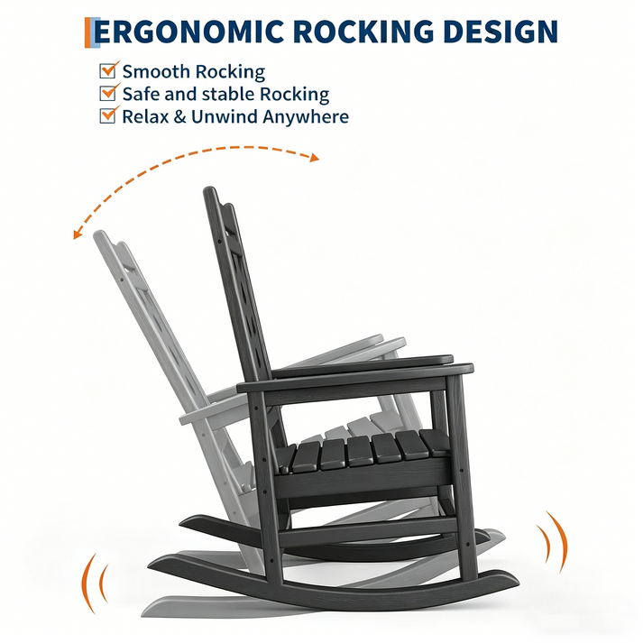Breite Rückenlehne & ergonomisches Design