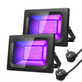 Garvee 2 x Foco LED Schwarzlicht UV 30W, wasserdicht IP66, 150 LED Schwarzlicht für Partys, Bars, Halloween-Dekoration, Fluoreszenzbeleuchtung