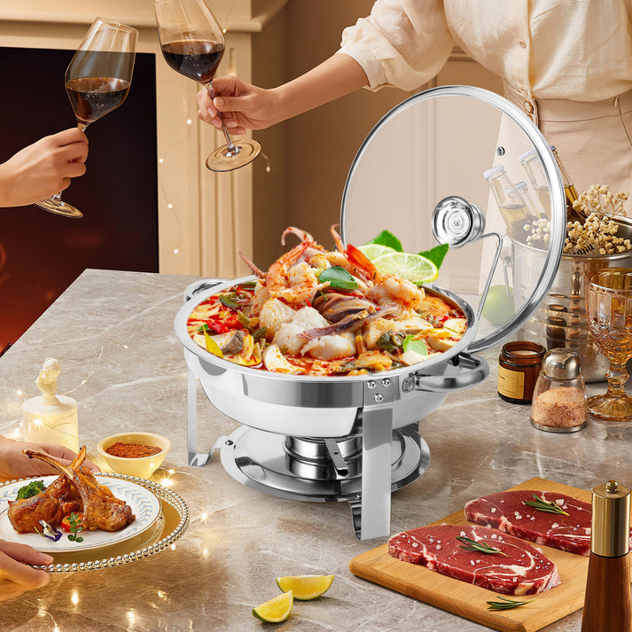 Chafing Dish im eleganten Einsatz bei einem Catering-Event