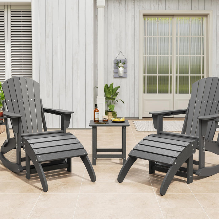 GARVEE Fußhocker passend zu Adirondack Stühlen Sofas und Lounge Sets