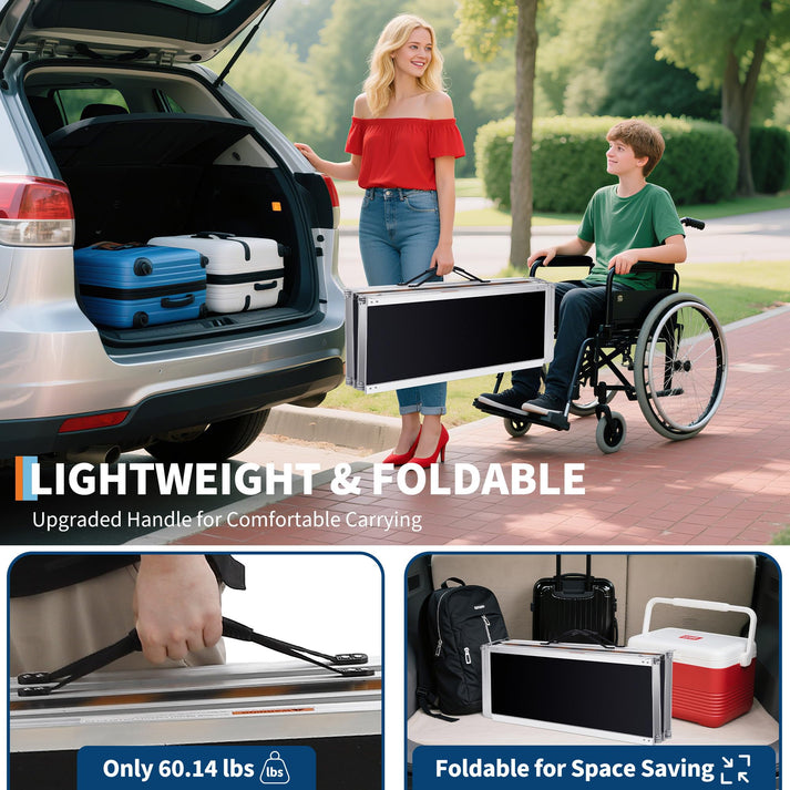 Leichte und faltbare Aluminiumrampe