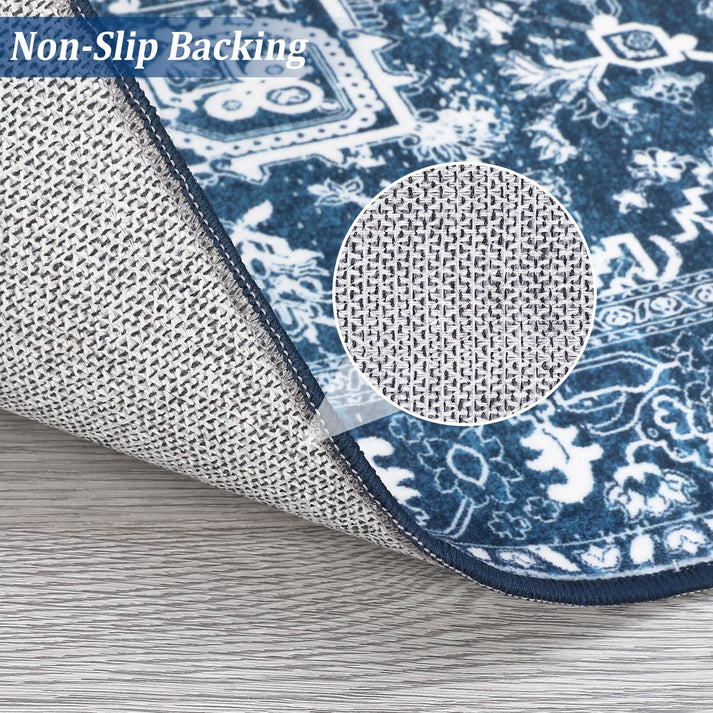 Rutschfeste Unterseite des Teppichs