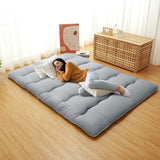 Japanische Futon Matratze Full Size – Faltbar, Atmungsaktiv & Leicht, Mikrofaser-Baumwolle für Schlafzimmer & Camping