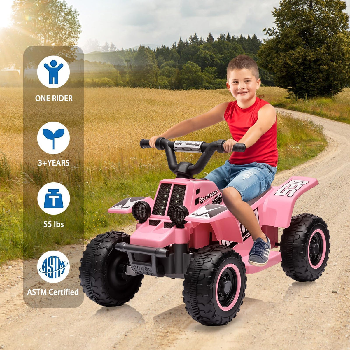 Sicheres Elektro-Quad für Kinder