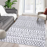 Garvee Boho Teppich Moderner Neutraler Teppich Für Schlafzimmer Wohnzimmer Spielzimmer 120x170cm Beige - Beige