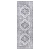 Garvee Vintage Läufer Teppich Fleckenbeständig Nicht fusselnd Blumenmuster Für Flur Küche Schlafzimmer Wohnzimmer Grau 60 x 230 cm