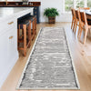 Garvee Washable Teppich 80 x 150 cm Kurzflor Rutschfest Schwarz Für Wohnzimmer Schlafzimmer Küche Flur