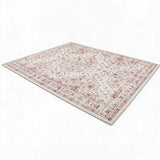 Garvee Vintage Teppich Waschbar Kurzflor Rutschfest Für Wohnzimmer Boho Design 120x180cm Beige