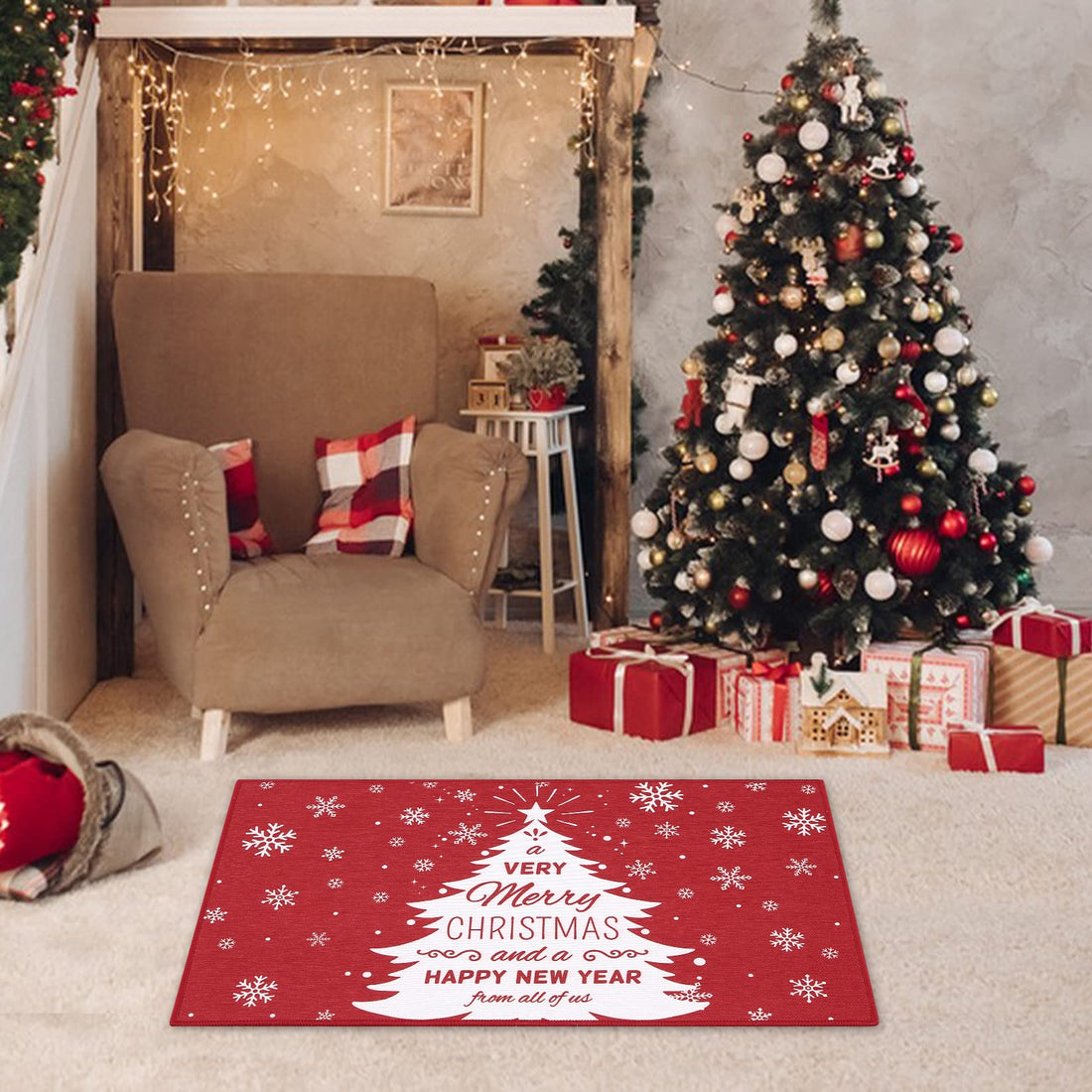 Garvee Felpudo 40x60cm Antirutsch für Innenbereich - Hochwertige Fußmatte für Eingangsbereich und Wohnung