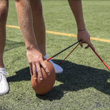 Garvee Football Kicking Tee Metallständer Für Training & Feldtor Kicks, Verstellbar, Robust, Für Alle Fußballgrößen, Outdoor & Indoor
