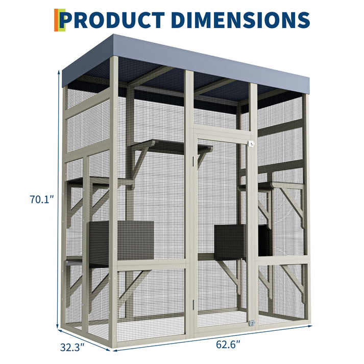 Übersichtliche Aufbauanleitung und Produktmaße