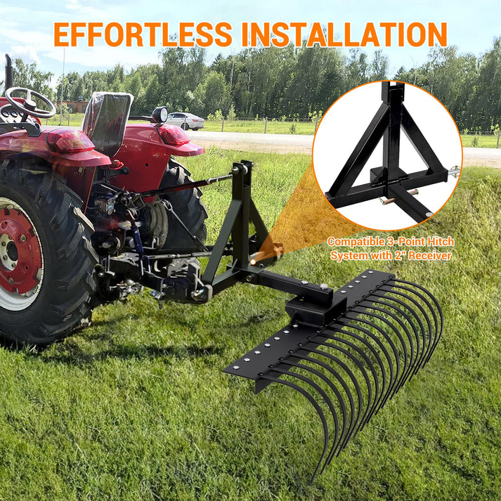 Einfache Montage an Traktor und ATV