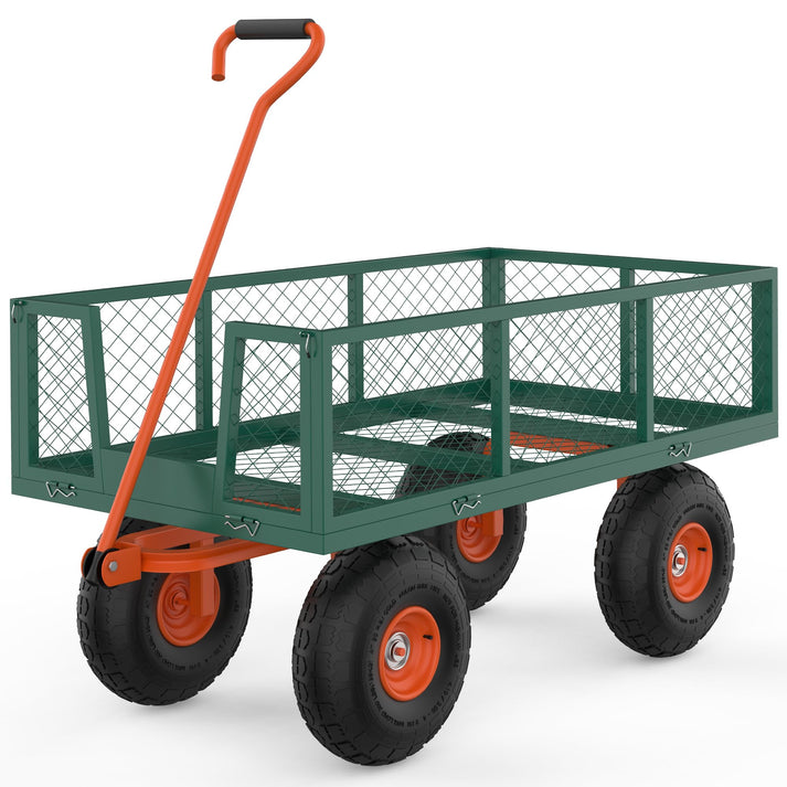 Robuster Stahl-Gartenwagen