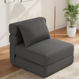 Garvee Faltbares Schlafsofa Memory-Schaum Lounge-Sofa Leinenstoff Vielseitig Wohnzimmer Büro Gäste Komfortabel - 