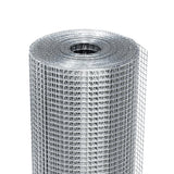 Garvee Drahtgeflecht 0,9×15 m, 1,27 cm Maschen, 19GA Verzinkt, Rostfrei für Garten & Geflügel - Silber