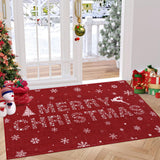 Garvee Weihnachtsteppich Matten Weihnachtsmatte Fußmatte 60x100 cm Für Eingangsbereich Schlafzimmer Arbeitszimmer - Verrotten