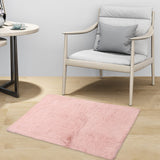 Garvee Kleine Teppiche 2x3 Fuß Rutschfest Flauschig Kunstfell Schlafzimmer Kinderzimmer Mehrfarbig - Rosa