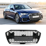 Garvee Kühlergrill-Set Audi A4 2013-2016 Waben Schwarz Mit Nebelgitter Für Audi A4