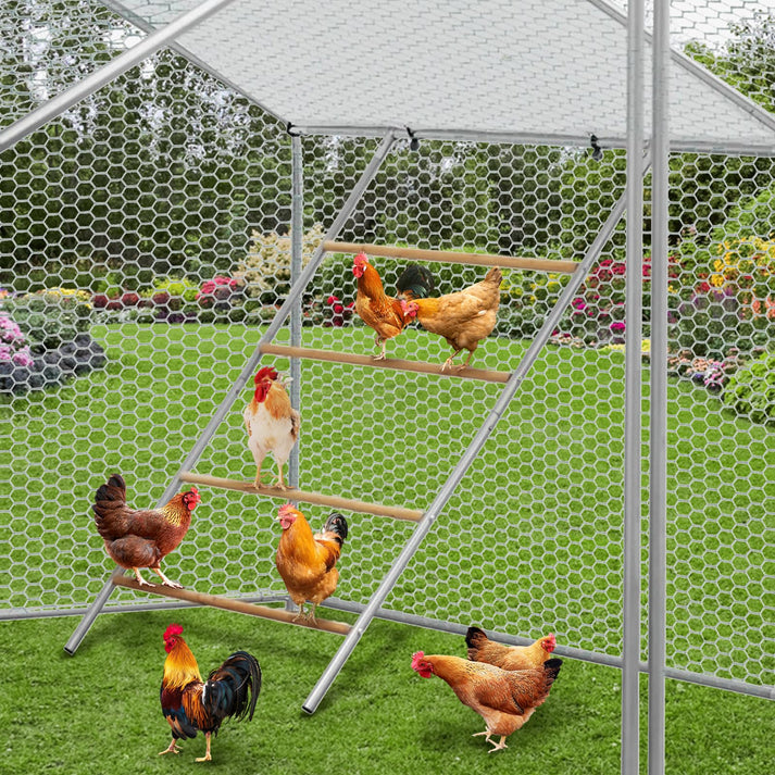 Spacious Multi-Tier Chicken Roosting Bar