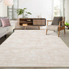 Garvee Modern Bereich Teppich 160 x 230 cm Beige Für Wohnzimmer Schlafzimmer Büro Esszimmer, Rutschfest, Maschine Waschbar, Große Faltbare Teppiche