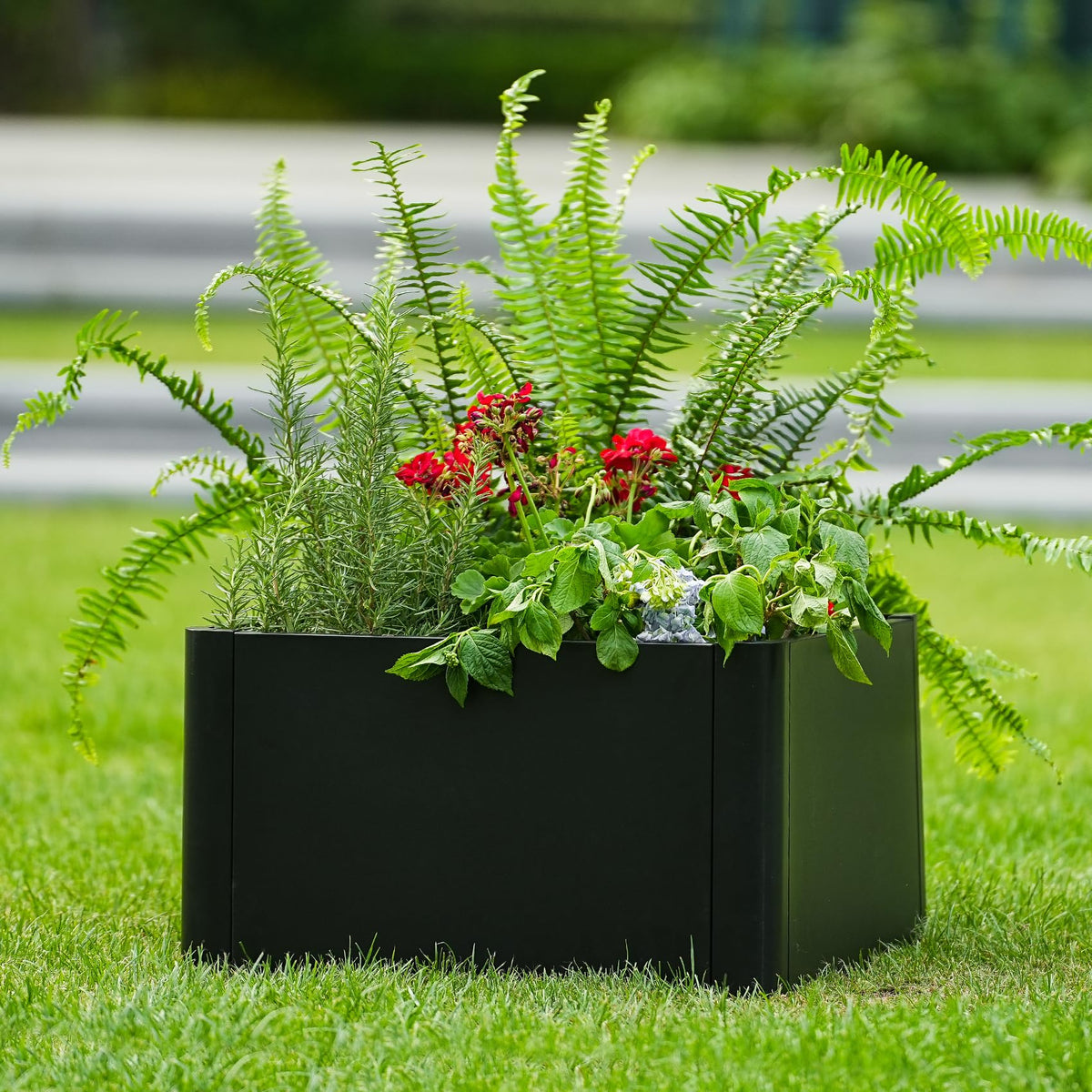 Garvee Hochbeet 52 x 52 x 30 cm für Garten Terrasse und Balkon