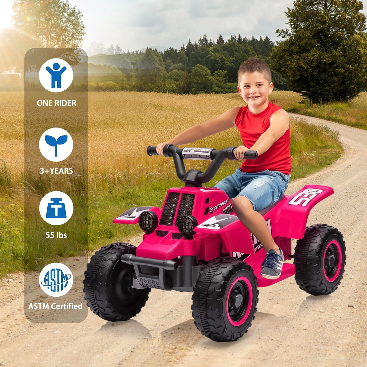 Sicheres Elektro-Quad für Kinder