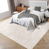 Garvee Modern Bereich Teppich 200x290cm Beige Für Wohnzimmer Schlafzimmer Büro Esszimmer, Rutschfest, Maschine Waschbar - Beige