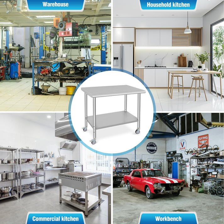 Vielseitige Anwendung des mobilen Arbeitstisches