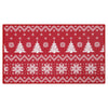 Garvee Xmas Boho Weihnachts-Fußmatte Innen Außen 40 x 60 cm Maschinenwaschbar Rutschfest Schneeflocke Rentier Bauernhaus Weihnachtsbaum Fußmatte