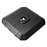 GARVEE Sonnenschirmständer Befüllbar mit Wasser oder Sand, Bis 82 kg Sand / 60 L Wasser, Wetterfester HDPE-Schirmständer für Garten, Terrasse, Balkon und Große Ampelschirme, Schwarz