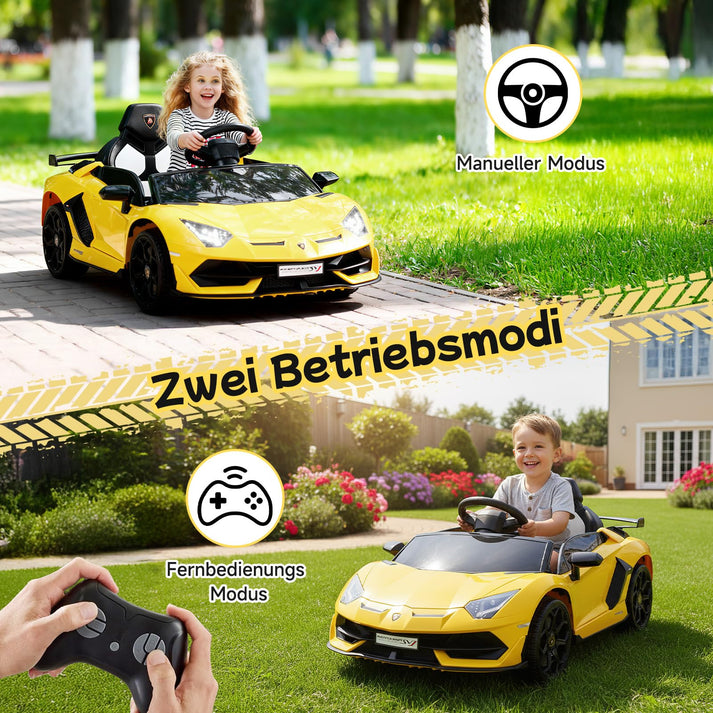 Multifunktions-Bedienfeld mit MP3-Anschluss, Modus-Schalter, Geschwindigkeitsregelung und Fahrpedal