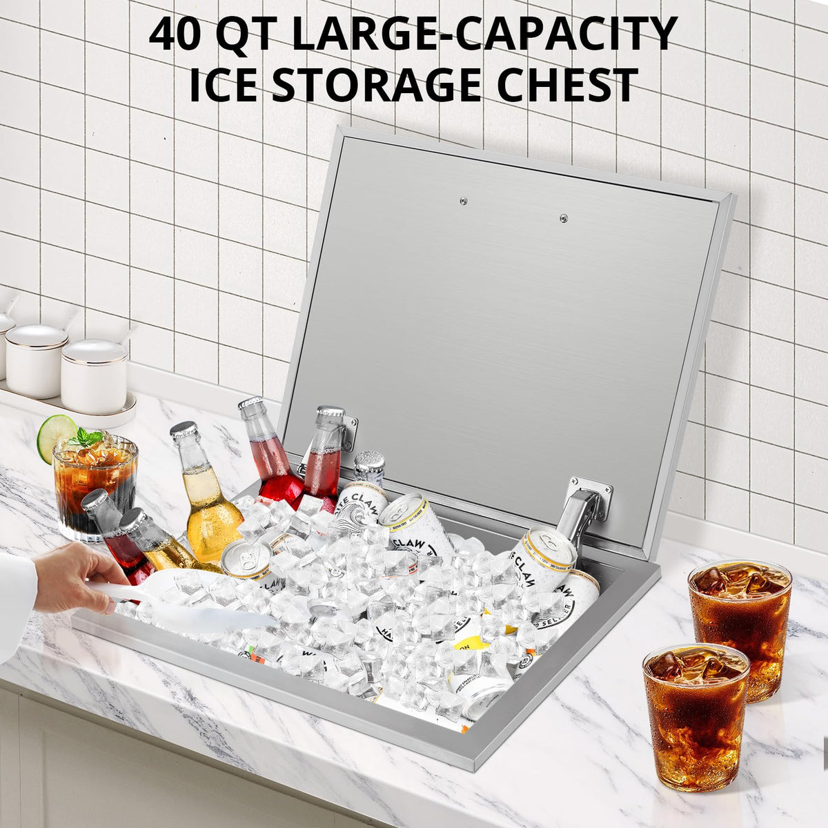 Große Eisbox für Partys