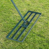Garvee Lawn Leveling Rake 36"x10" Heavy-Duty Stahl Griff 78" Vollverschweißt Anti-Rutsch Für Golf, Garten, Landwirtschaft Grün - 36 Zoll