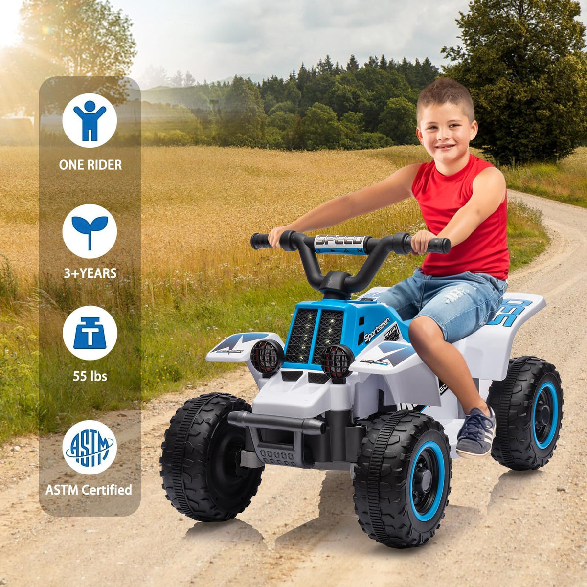 Sicheres Elektro-Quad für Kinder