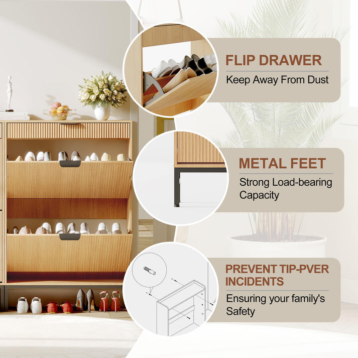 Stabile Konstruktion aus Holz und Metall