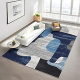 Garvee Moderner Abstrakter Wohnzimmerteppich 160x230 cm Kurzflor Waschbar Rutschfest Weich Für Schlafzimmer & Büro