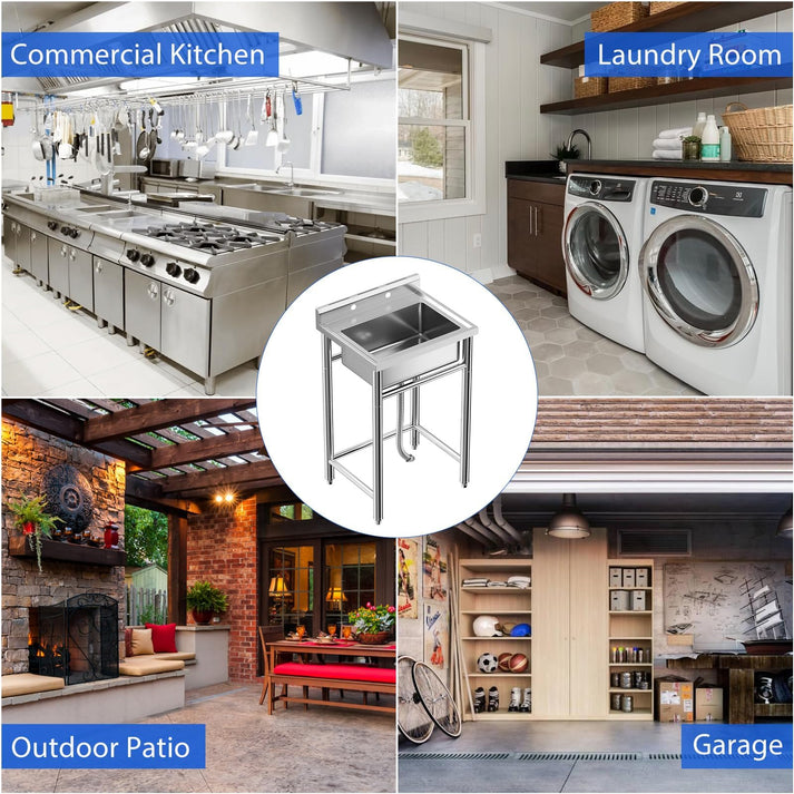 Flexibles Spülbecken für verschiedene Räume und Zwecke