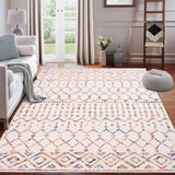 GARVEE Moderner Teppich mit geometrischem Muster, Boho-Stil, kurzflorig, maschinenwaschbar, rutschfest, Multicolor, 160x230cm, Wohnzimmer & Schlafzimmer - Farbton