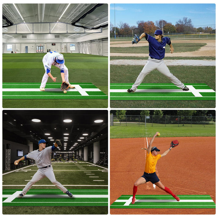 Einsatzbereiche der Pitching-Matte Baseball Softball Training