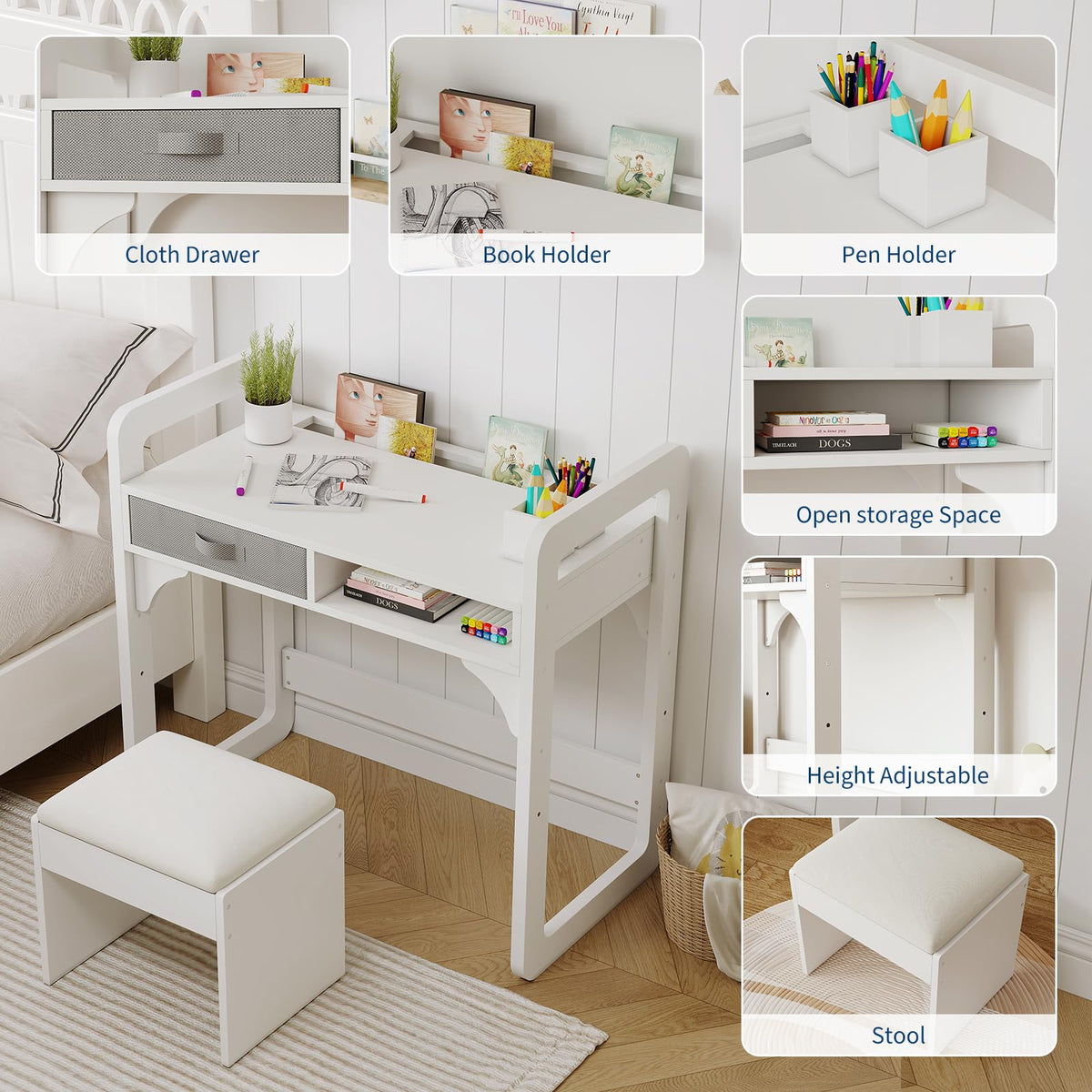 Kinder Schreibtisch mit Schublade