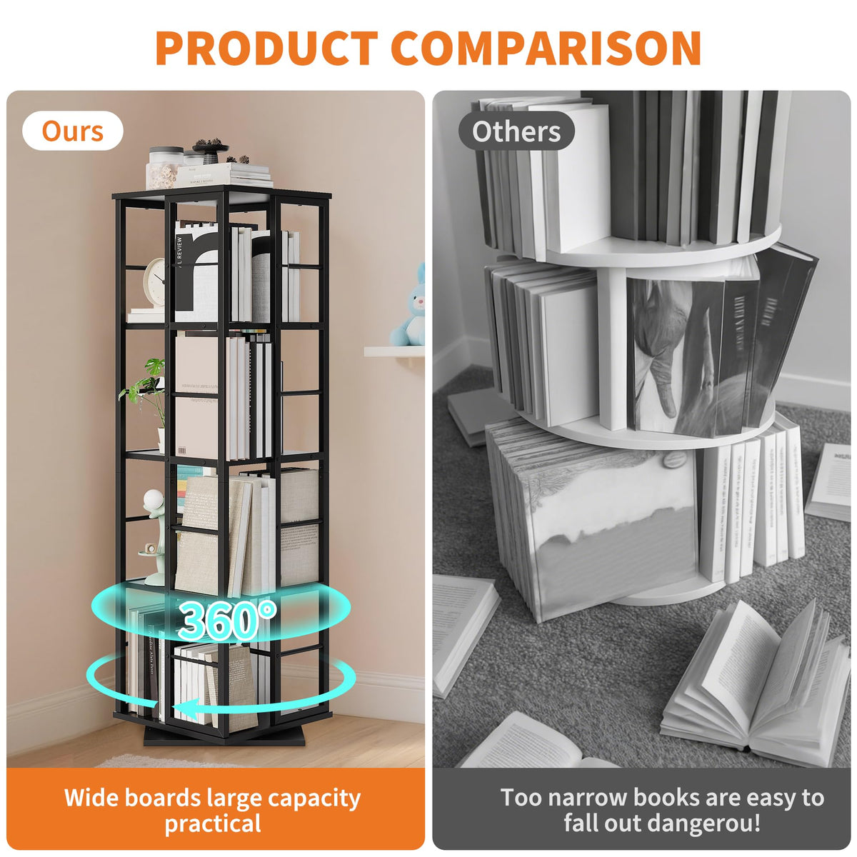 Modernes Bücherregal Industrie Stil